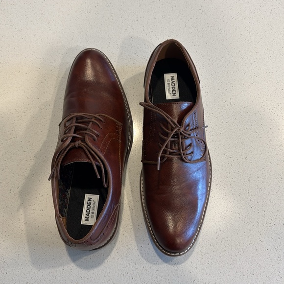 Steve Madden Men’s Dress Shoes - Brown/Burgundy - 11 - Picture 2 of 4